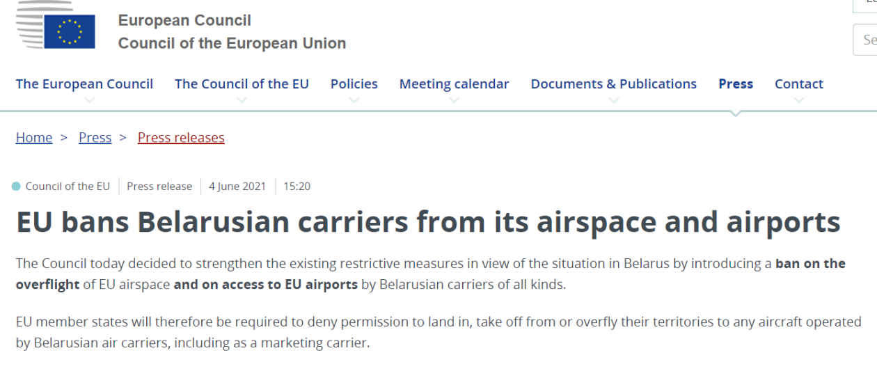 航空公司使用爱尔兰领空将面临更高费用