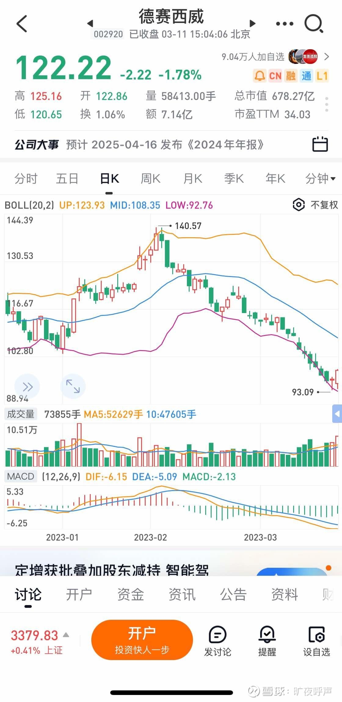德赛西威（002920）2025年一季报简析：营收净利润同比双双增长，应收账款上升