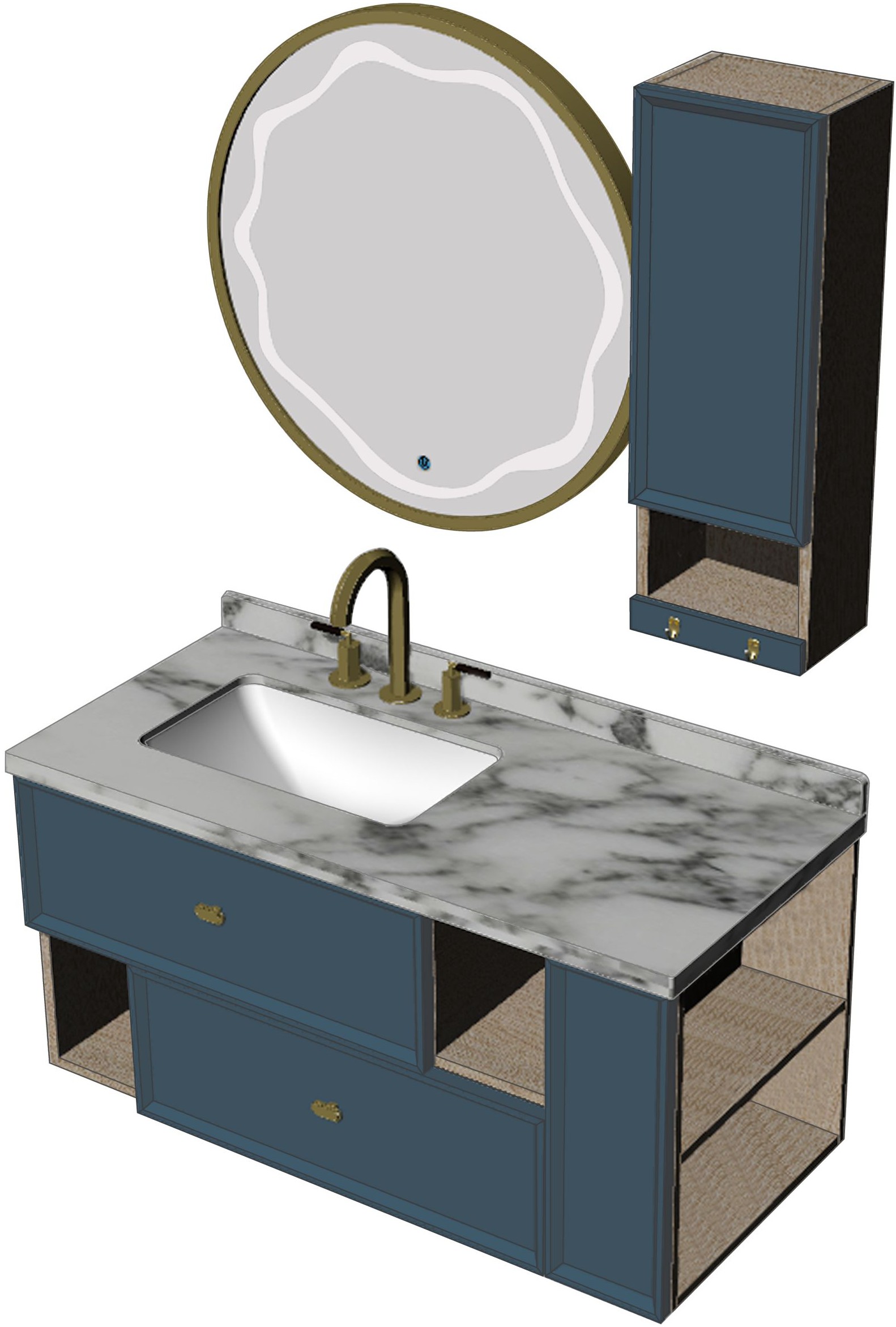 箭牌家居获得外观设计专利授权：“浴室柜（星睿系列）”