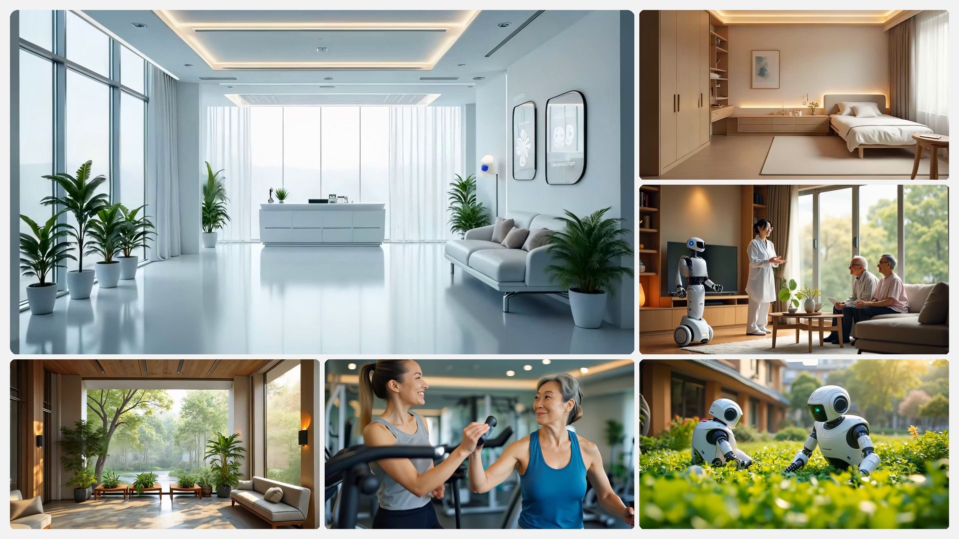 智能康养机器人养老驿站上线