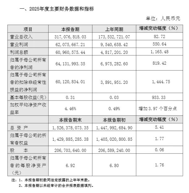 新大正（002968）2026年一季报简析：营收净利润同比双双增长