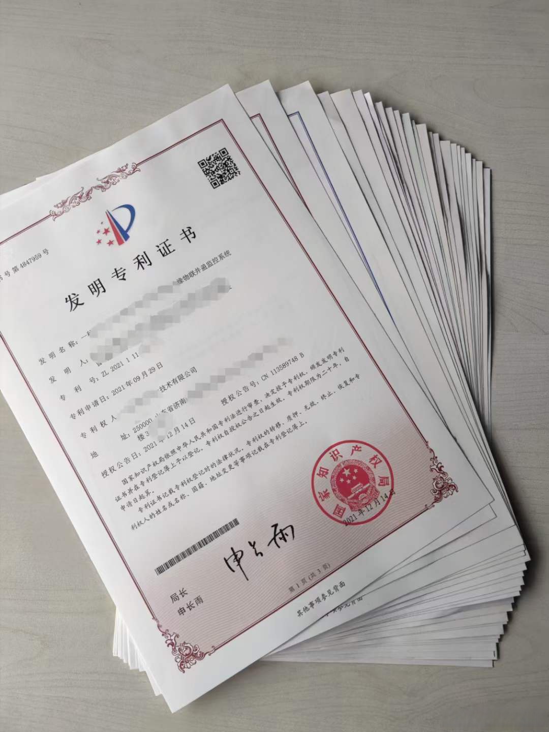 精工科技获得实用新型专利授权:“一种龙门摆杆式丝束拨动组件”